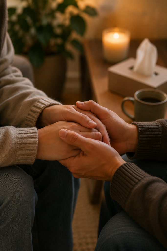 Acompanhamento especializado em luto e perturbações emocionais